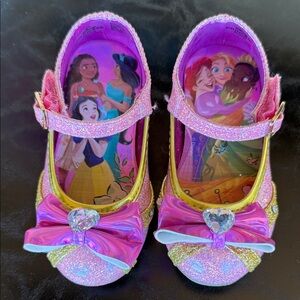 Pink Glitter Princess Bow Mary Jane Shoes